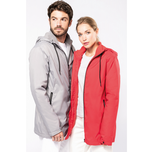 Chaqueta con capucha y forro de micropolar - Unisex