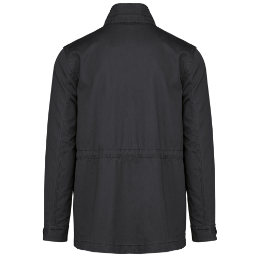 washed black Chaqueta safari hombre