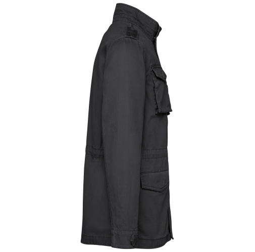 washed black Chaqueta safari hombre