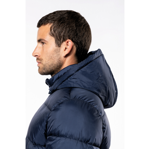 Chaqueta ripstop reciclada con capucha unisex