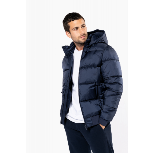 Chaqueta ripstop reciclada con capucha unisex