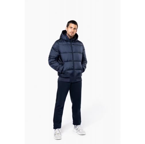 Chaqueta ripstop reciclada con capucha unisex