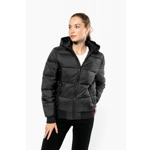 Chaqueta ripstop reciclada con capucha unisex