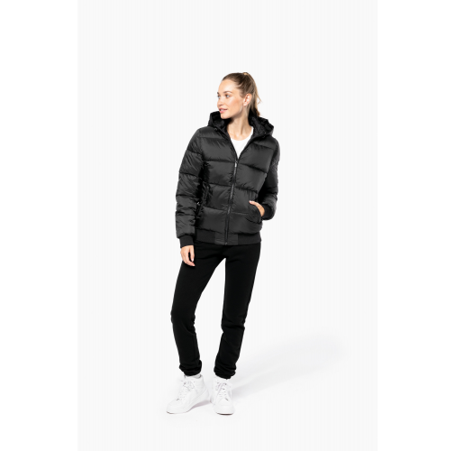 Chaqueta ripstop reciclada con capucha unisex