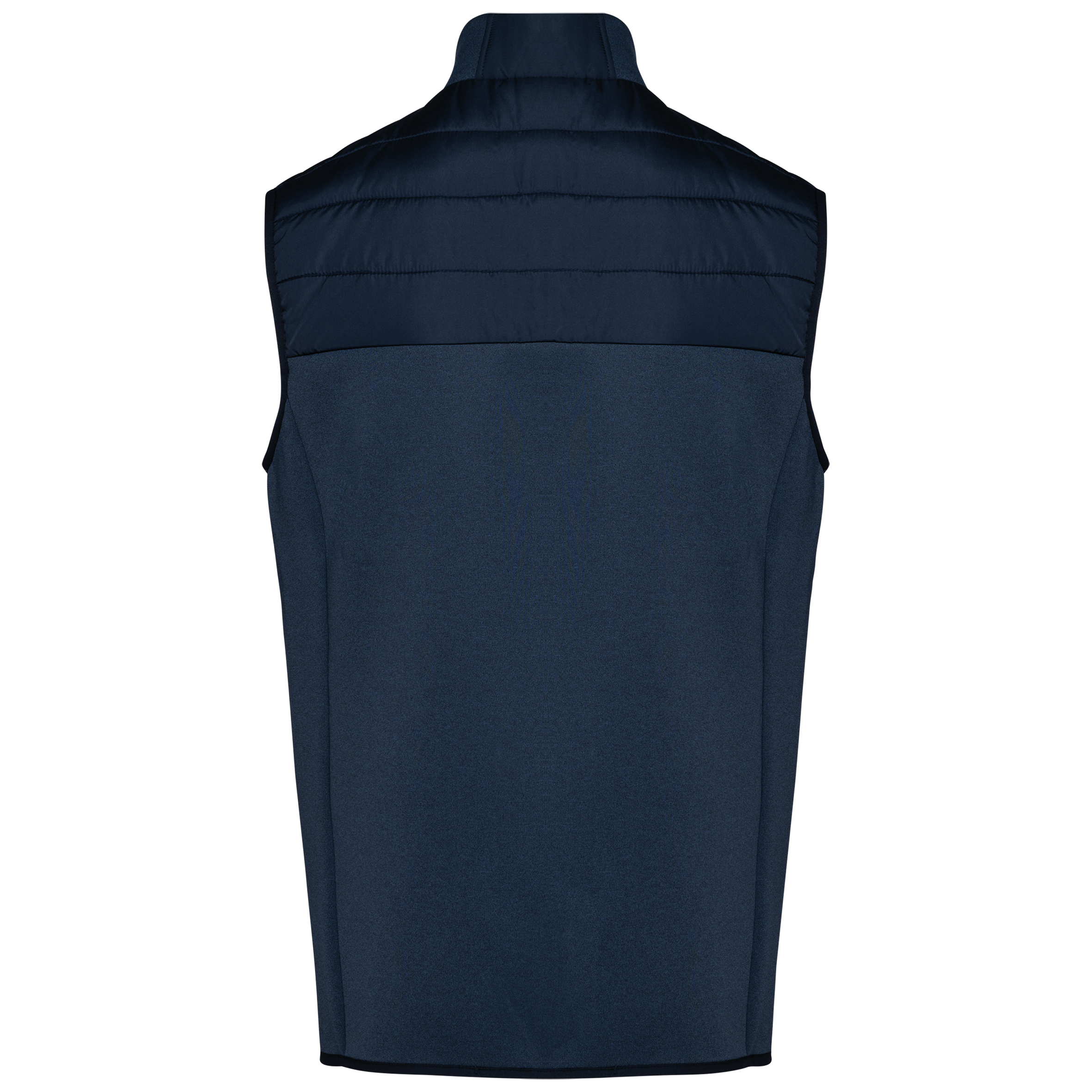 Chaleco bimaterial hombre