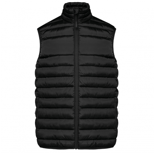 black Chaleco acolchado hombre