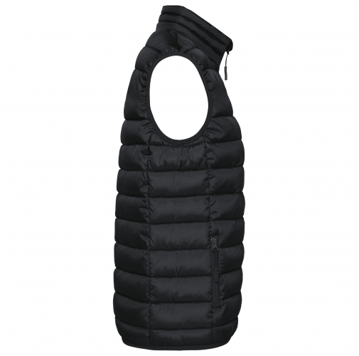 black Chaleco acolchado mujer