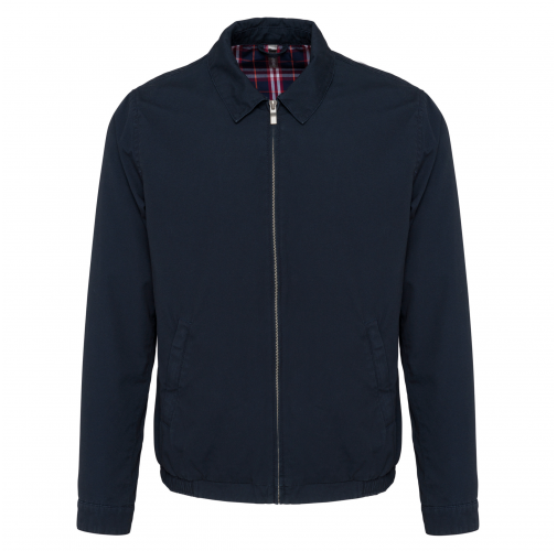 navy Cazadora Harrington