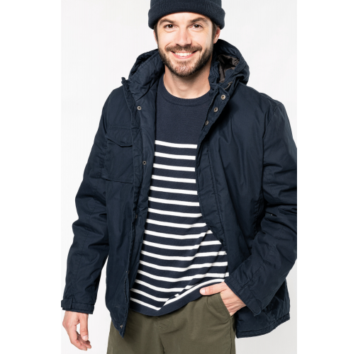 Parka con capucha