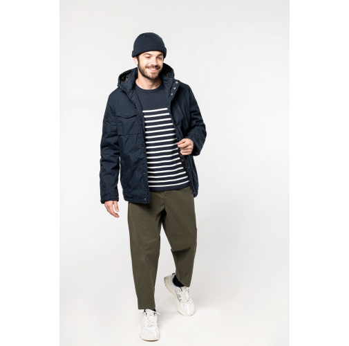 Parka con capucha