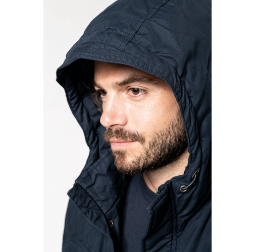 Parka con capucha