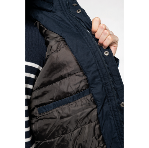 Parka con capucha