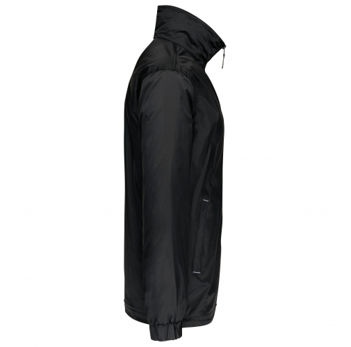 black Cortavientos con forro hombre