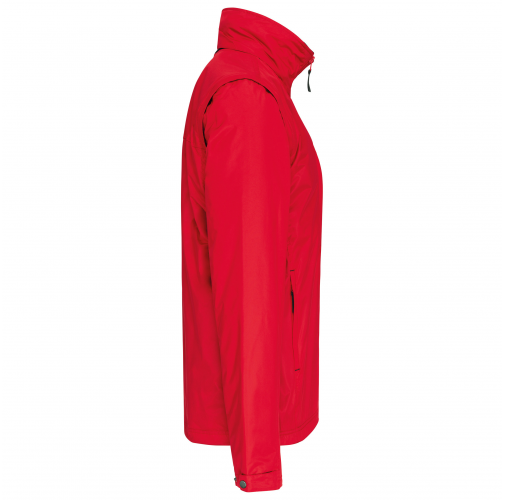 red / black Chaqueta con mangas amovibles hombre