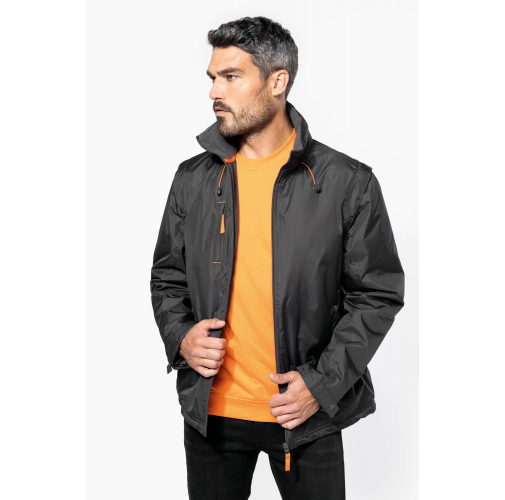 Chaqueta con mangas amovibles hombre
