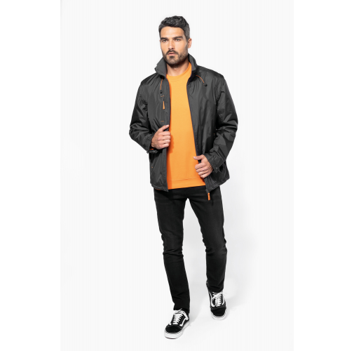 Chaqueta con mangas amovibles hombre