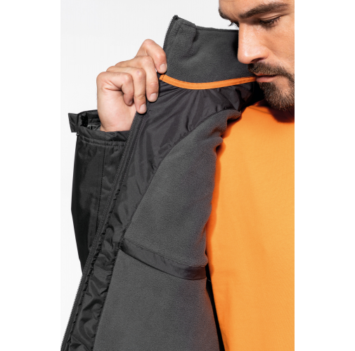 Chaqueta con mangas amovibles hombre