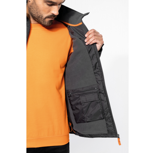 Chaqueta con mangas amovibles hombre