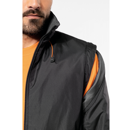 Chaqueta con mangas amovibles hombre