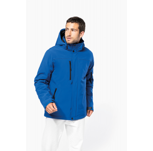 Parka softshell acolchada con capucha hombre