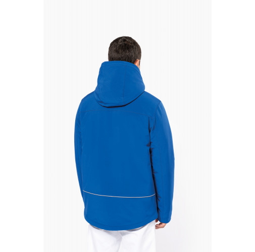 Parka softshell acolchada con capucha hombre