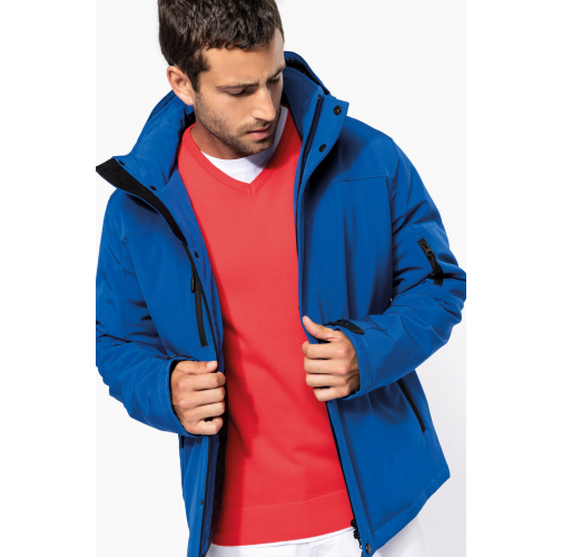 Parka softshell acolchada con capucha hombre