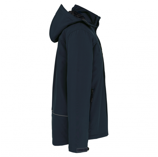 navy Parka softshell acolchada con capucha hombre