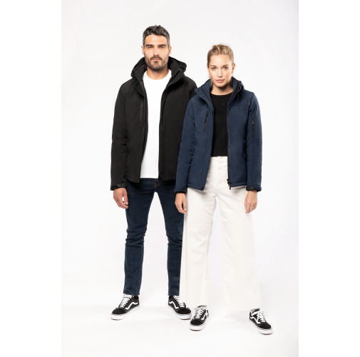 Parka softshell acolchada con capucha mujer