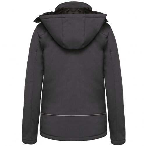 titanium Parka softshell acolchada con capucha mujer