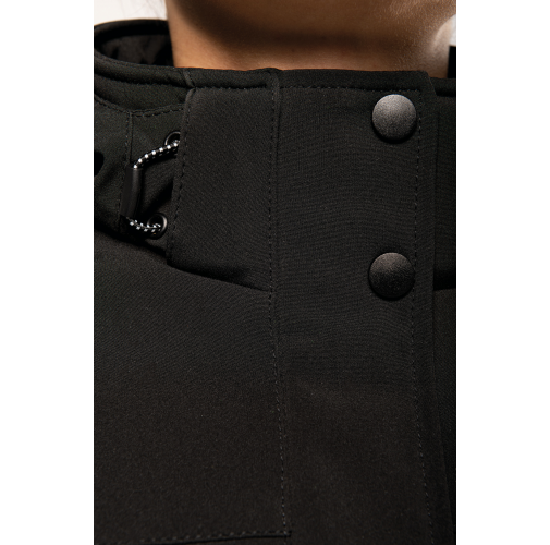 Parka softshell acolchada con capucha mujer