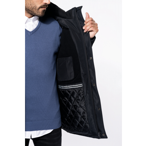 Parka con capucha extraíble