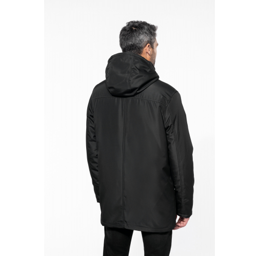 Parka con capucha extraíble