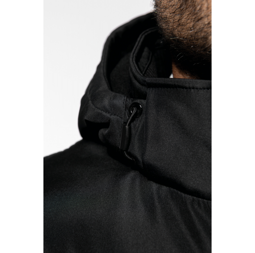 Parka con capucha extraíble