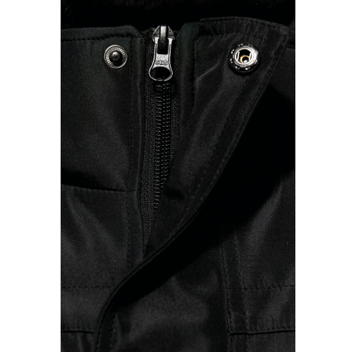 Parka con capucha extraíble