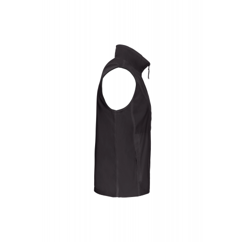 dark grey / black Chaleco con forro polar unisex