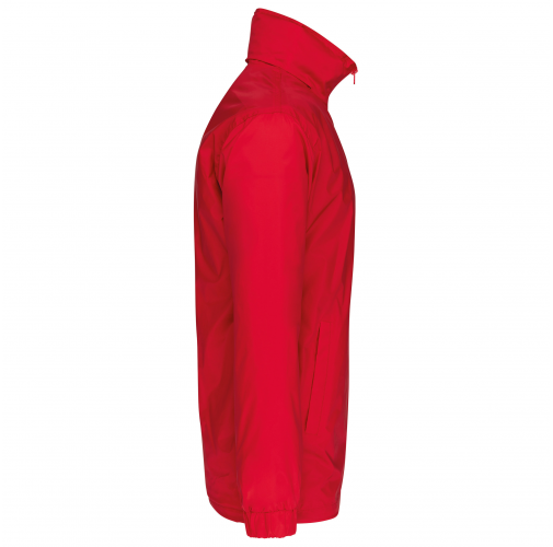 red Cortavientos con forro hombre