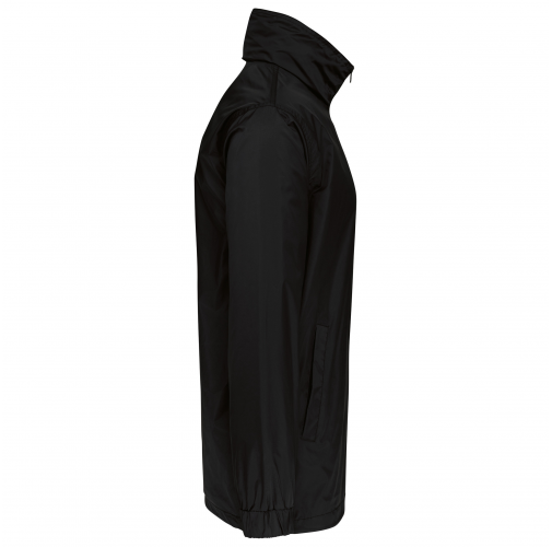 black Cortavientos con forro hombre
