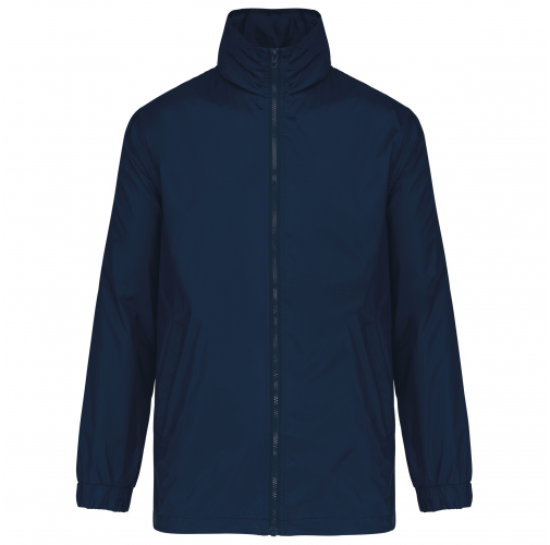 navy Cortavientos con forro hombre