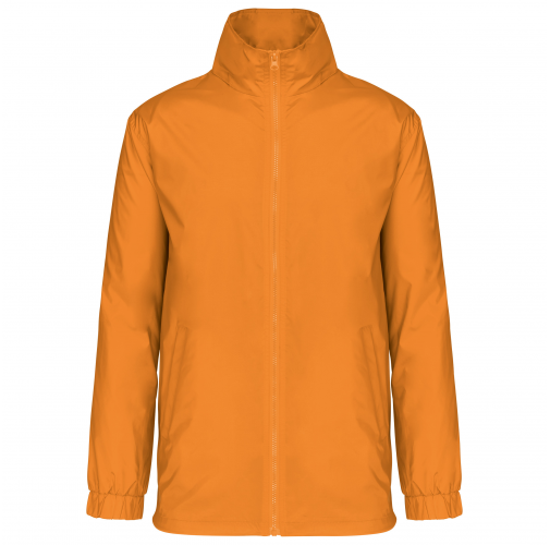 orange Cortavientos con forro hombre