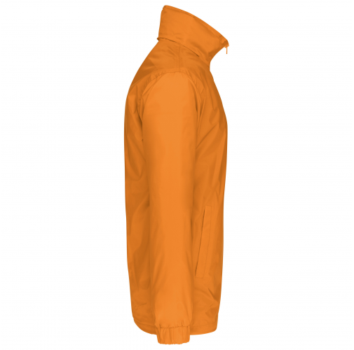 orange Cortavientos con forro hombre