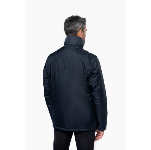 Cazadora con mangas amovibles hombre