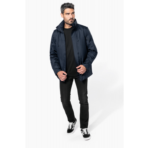 Cazadora con mangas amovibles hombre