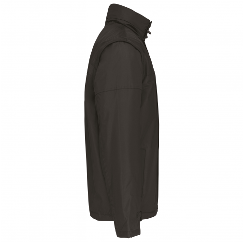 dark grey Cazadora con mangas amovibles hombre