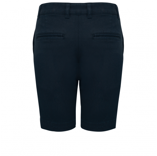 dark navy Bermuda chino niño