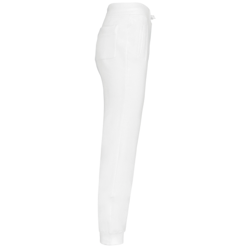 white Pantalón de jogging unisex