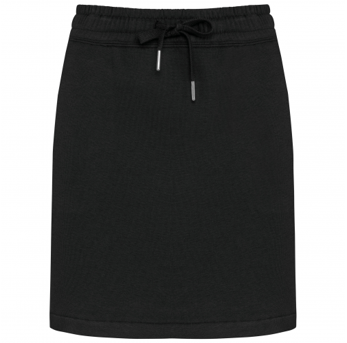 black Falda de felpa ecorresponsable mujer