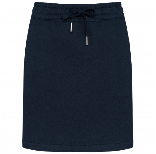 navy Falda de felpa ecorresponsable mujer