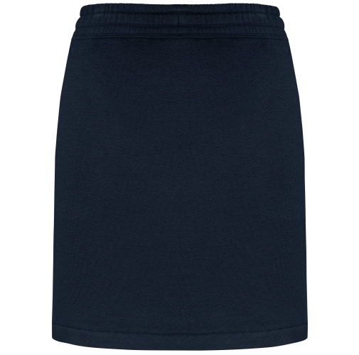 navy Falda de felpa ecorresponsable mujer