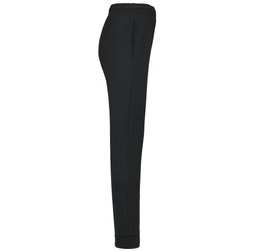 black Pantalón felpa unisex