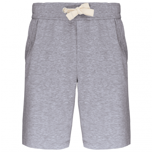 oxford grey Bermuda french terry unisex